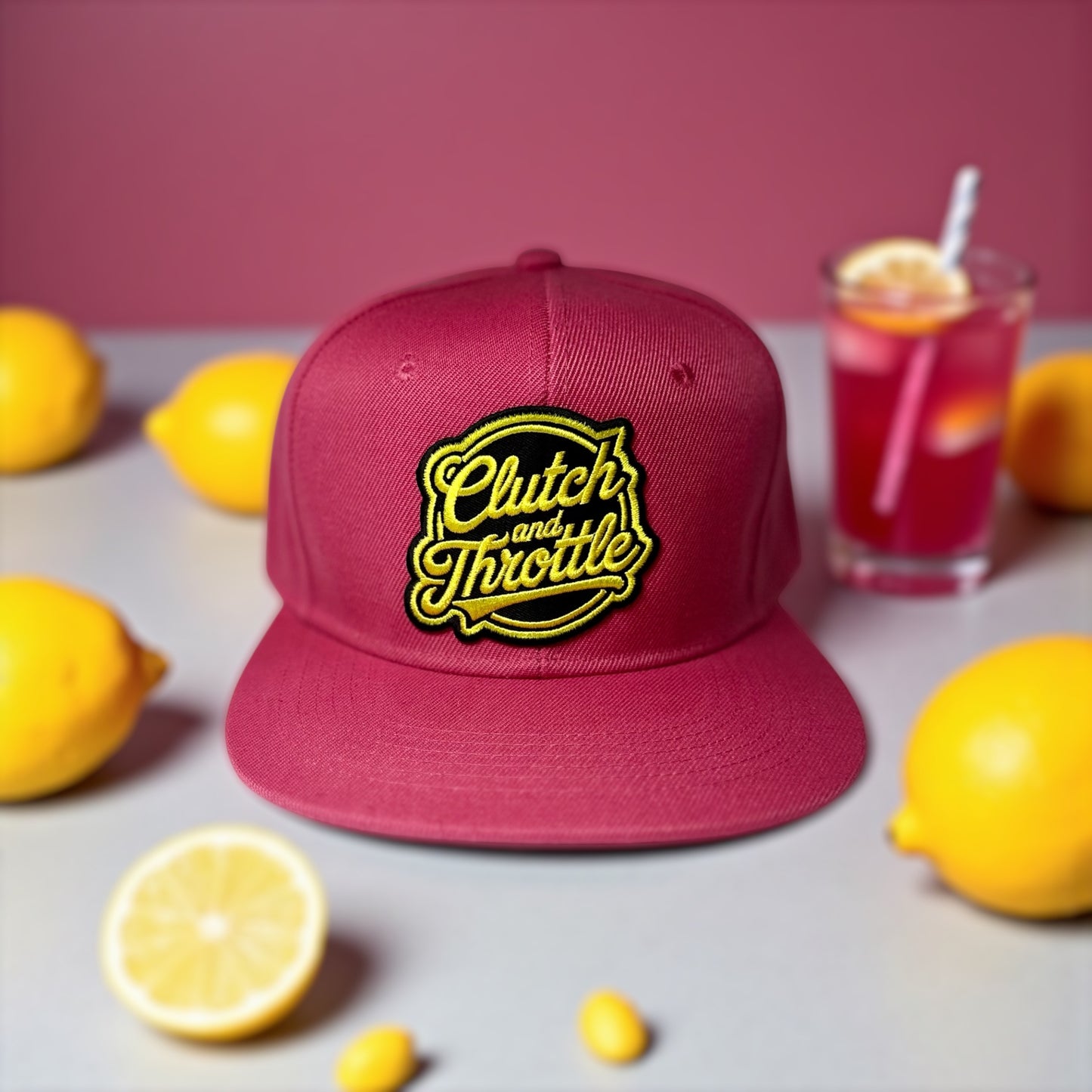 OG Crest Snapback (Hot Pink)