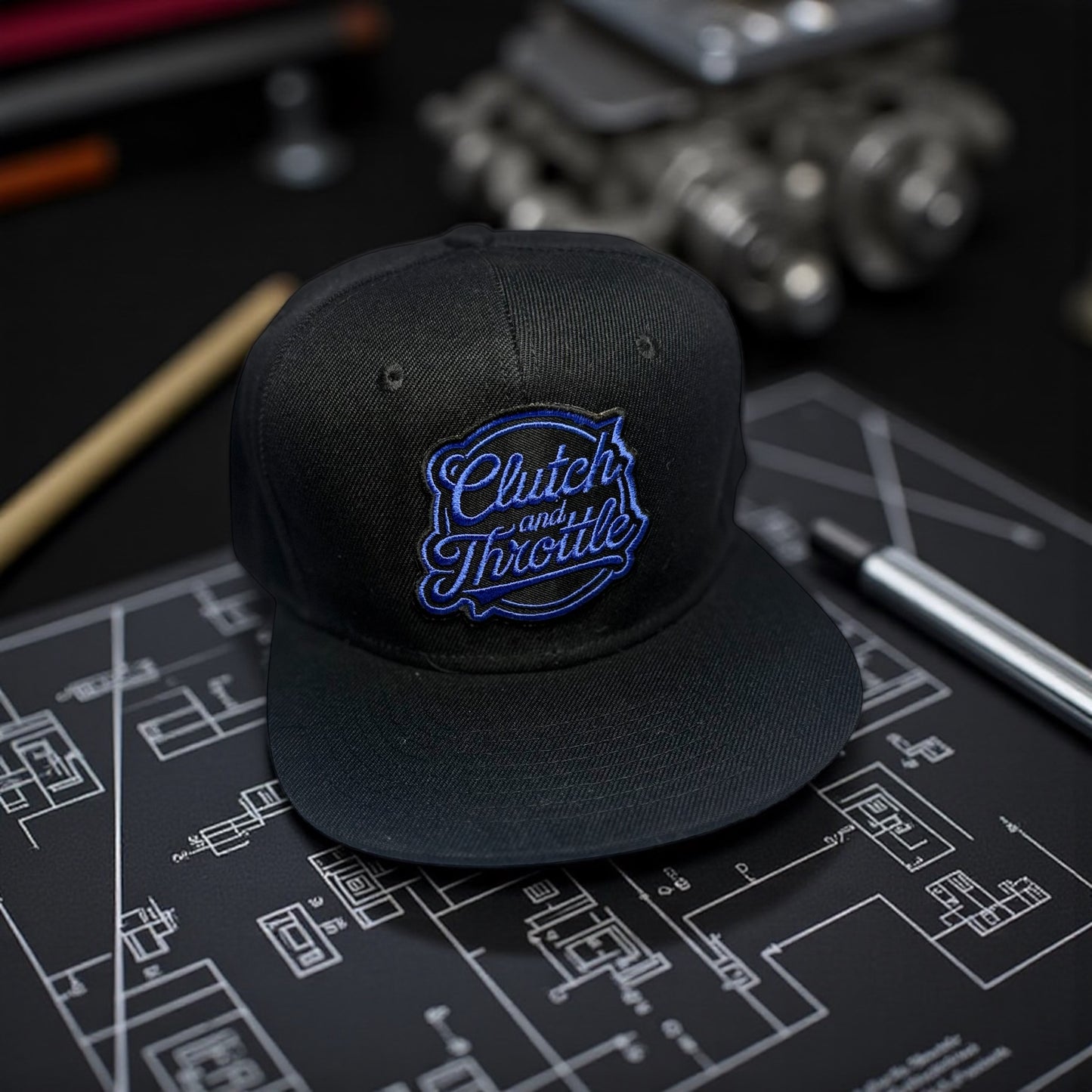 OG Crest Snapback (Black)
