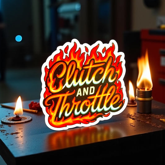 Skorched Script 2” Die Cut Sticker