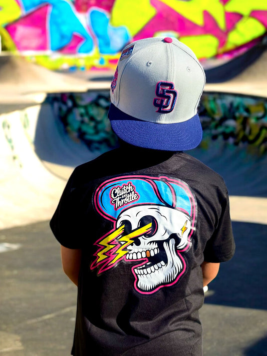 Youth Elektric Bonehead Black T-Shirt