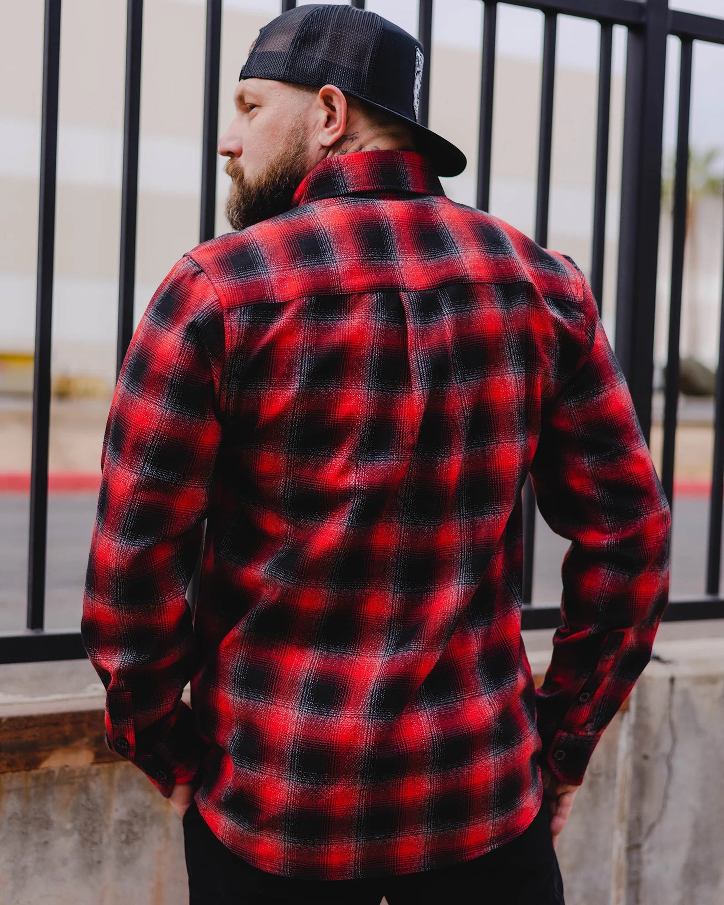 The Fairview Flannel features an allover black, red, and gray plaid pattern that offers a clean and classic design, while our signature D-Tech™ blend provides the comfort of soft to the touch flannel. Constructed to be breathable for the performance you demand, yet durable for the rugged lifestyle you live.