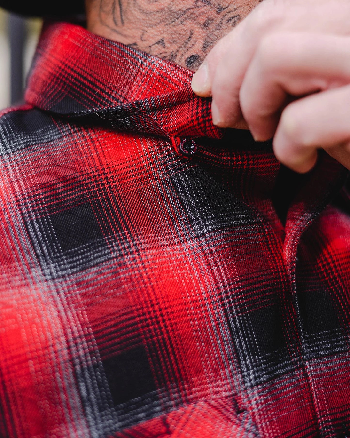 The Fairview Flannel features an allover black, red, and gray plaid pattern that offers a clean and classic design, while our signature D-Tech™ blend provides the comfort of soft to the touch flannel. Constructed to be breathable for the performance you demand, yet durable for the rugged lifestyle you live. Red and black flannel