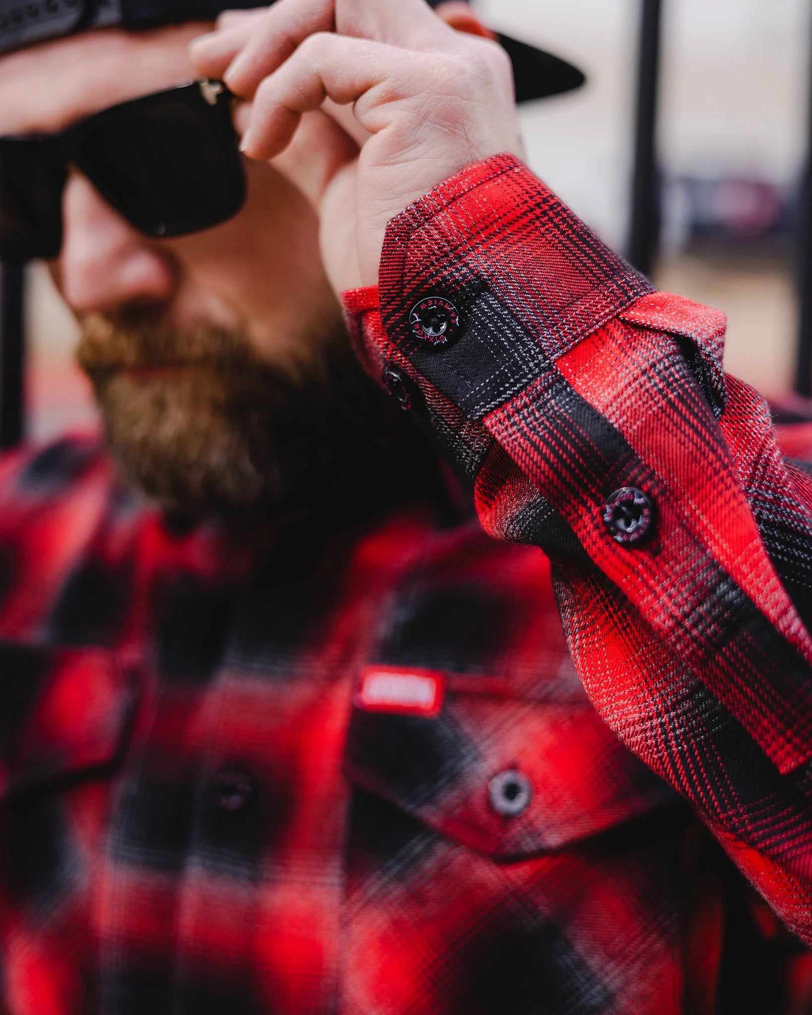 The Fairview Flannel features an allover black, red, and gray plaid pattern that offers a clean and classic design, while our signature D-Tech™ blend provides the comfort of soft to the touch flannel. Constructed to be breathable for the performance you demand, yet durable for the rugged lifestyle you live. Red and black flannel