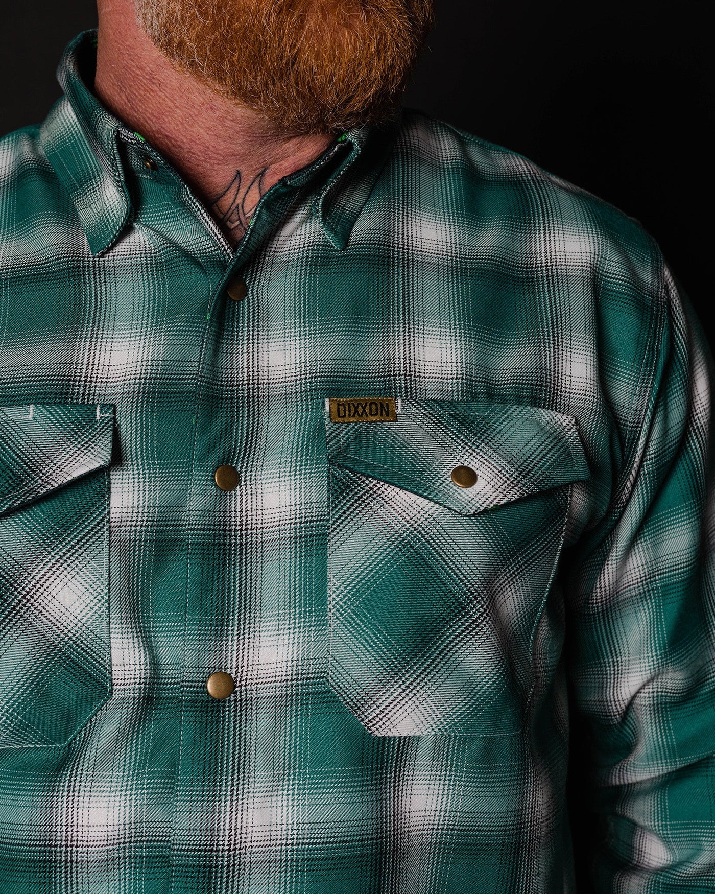 Cheers to the nights you won't remember. The Russell Flannel features an allover green, white, and black plaid pattern that offers a clean and classic design, while our signature D-Tech™ blend provides the comfort of soft to the touch flannel. Constructed to be breathable for the performance you demand, yet durable for the rugged lifestyle you live.