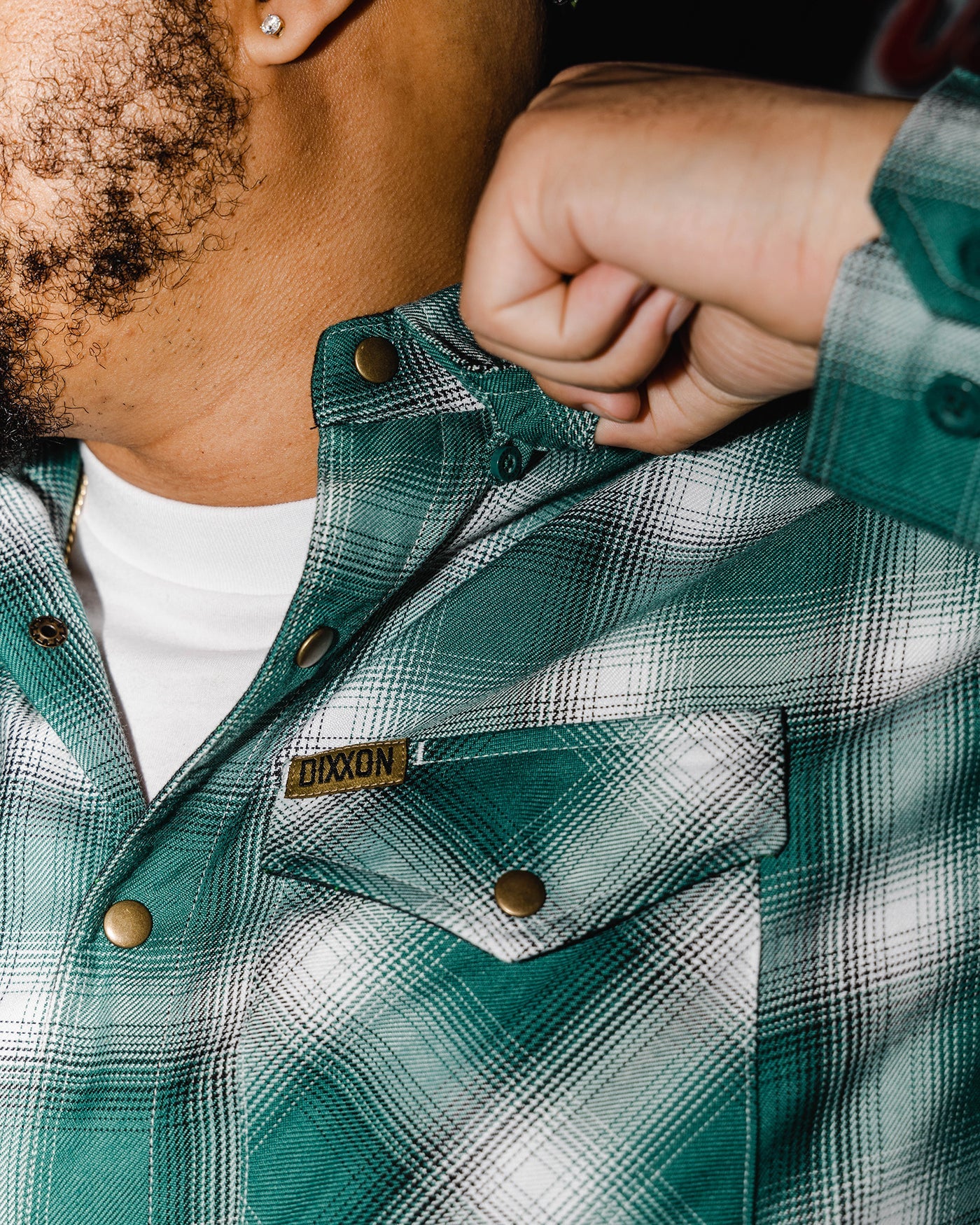 Cheers to the nights you won't remember. The Russell Flannel features an allover green, white, and black plaid pattern that offers a clean and classic design, while our signature D-Tech™ blend provides the comfort of soft to the touch flannel. Constructed to be breathable for the performance you demand, yet durable for the rugged lifestyle you live.