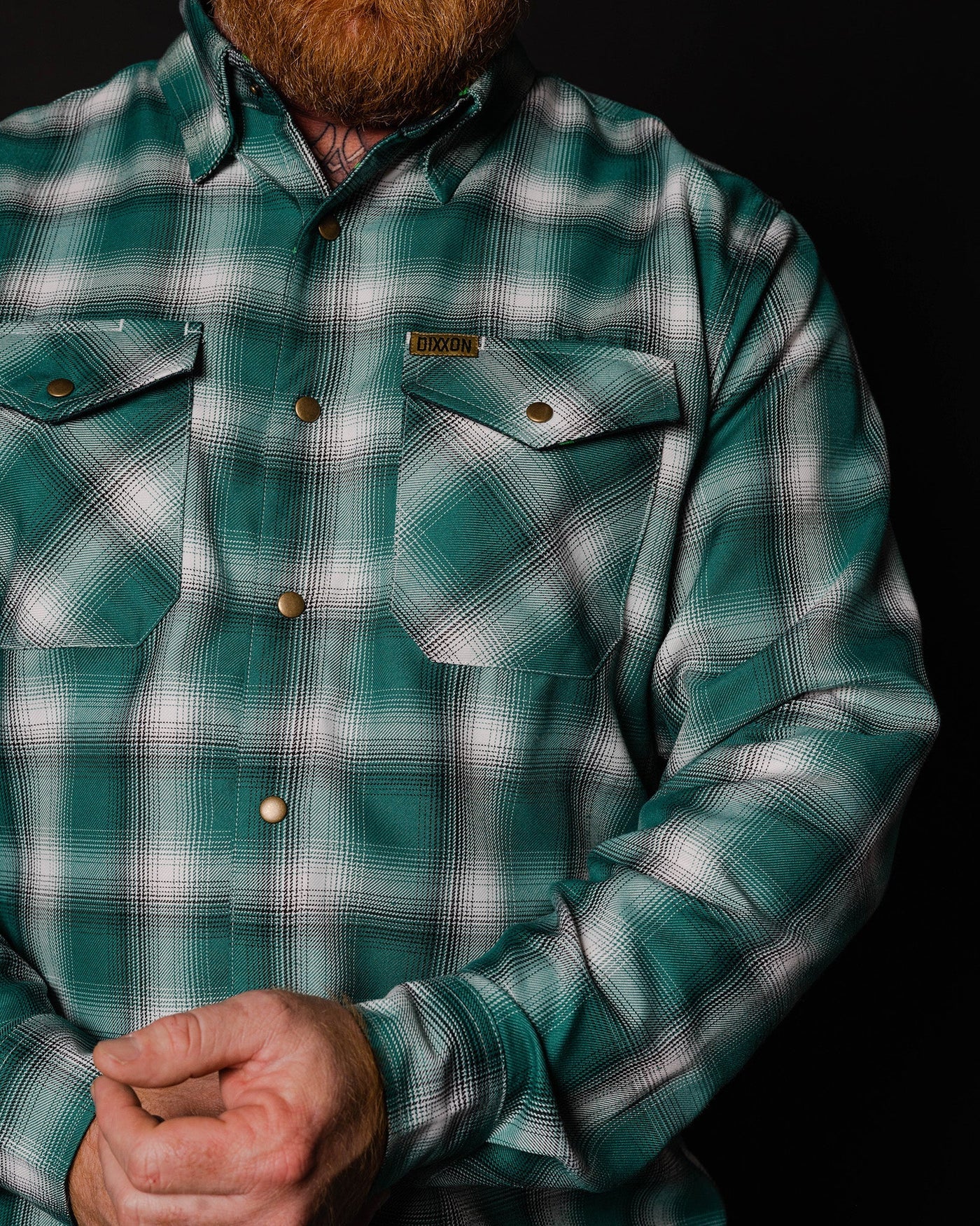 Cheers to the nights you won't remember. The Russell Flannel features an allover green, white, and black plaid pattern that offers a clean and classic design, while our signature D-Tech™ blend provides the comfort of soft to the touch flannel. Constructed to be breathable for the performance you demand, yet durable for the rugged lifestyle you live.