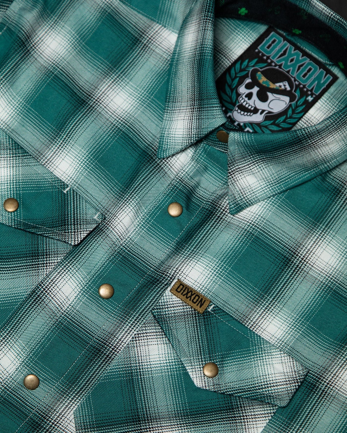 Cheers to the nights you won't remember. The Russell Flannel features an allover green, white, and black plaid pattern that offers a clean and classic design, while our signature D-Tech™ blend provides the comfort of soft to the touch flannel. Constructed to be breathable for the performance you demand, yet durable for the rugged lifestyle you live.