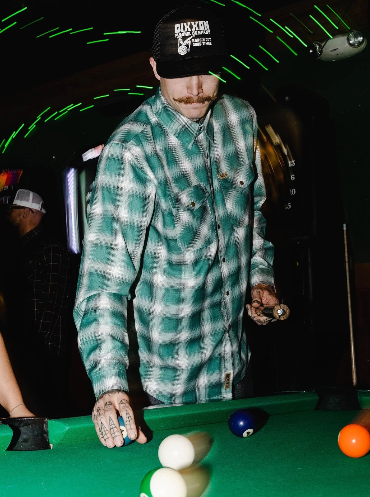 Cheers to the nights you won't remember. The Russell Flannel features an allover green, white, and black plaid pattern that offers a clean and classic design, while our signature D-Tech™ blend provides the comfort of soft to the touch flannel. Constructed to be breathable for the performance you demand, yet durable for the rugged lifestyle you live.