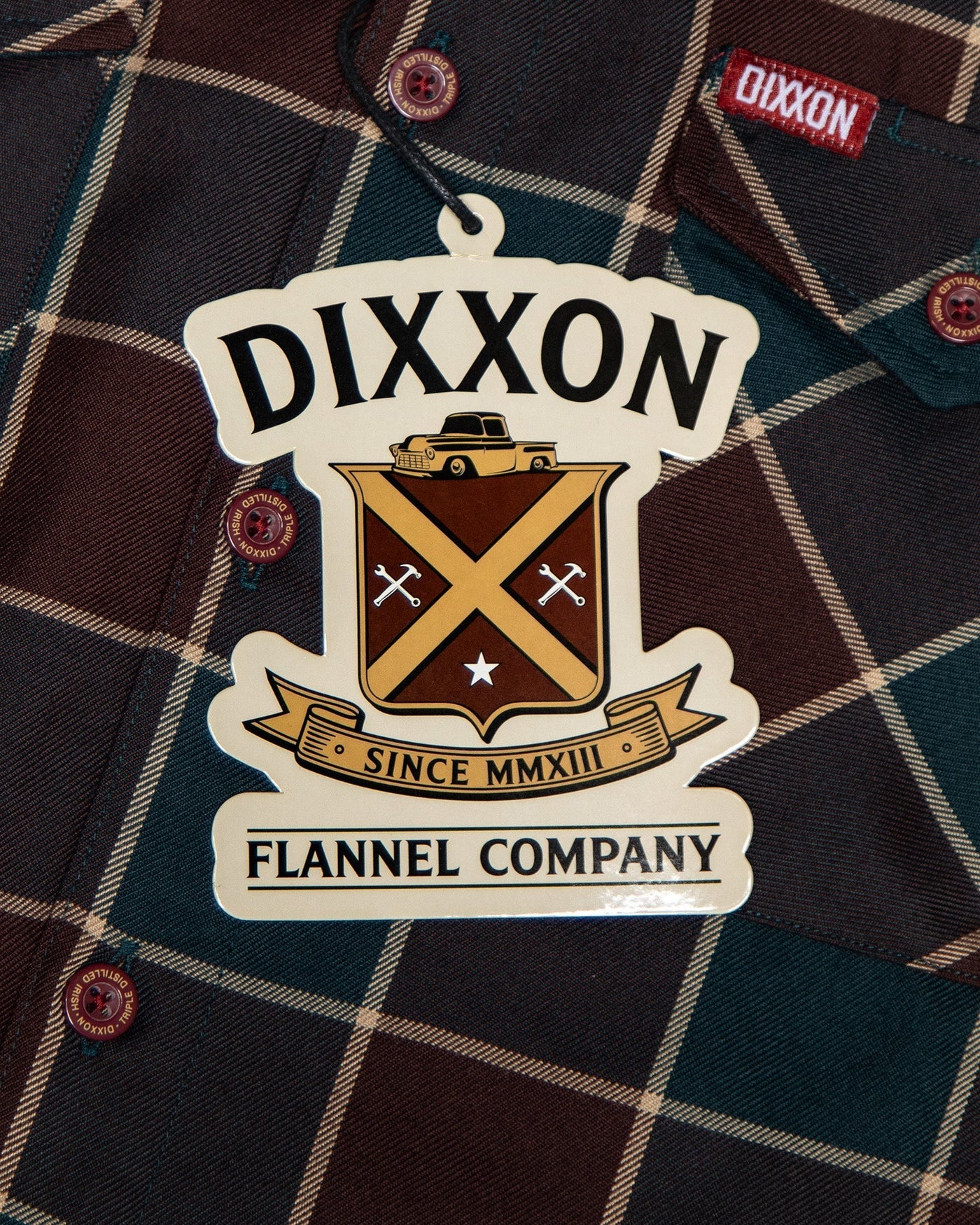A toast to tradition and true craftsmanship, the Triple Distilled Irish Flannel features an allover green, brown, and tan checkered pattern that offers a clean and classic design, while our signature D-Tech™ blend provides the comfort of soft to the touch flannel. Constructed to be breathable for the performance you demand, yet durable for the rugged lifestyle you live.
