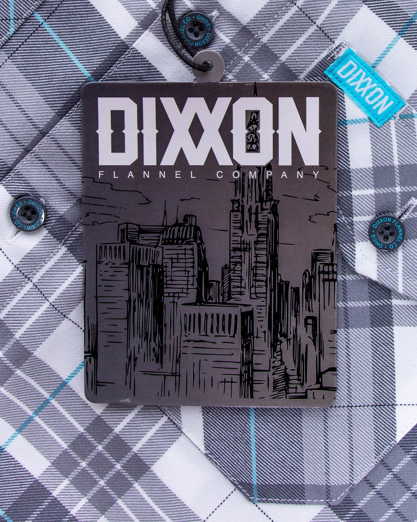 Inspired by the hustle and bustle of the big city, the Soho Flannel features an allover gray, white, and aqua blue plaid pattern that offers a clean and classic design, while our signature D-Tech™ blend provides the comfort of soft to the touch flannel. Constructed to be breathable for the performance you demand, yet durable for the rugged lifestyle you live.
