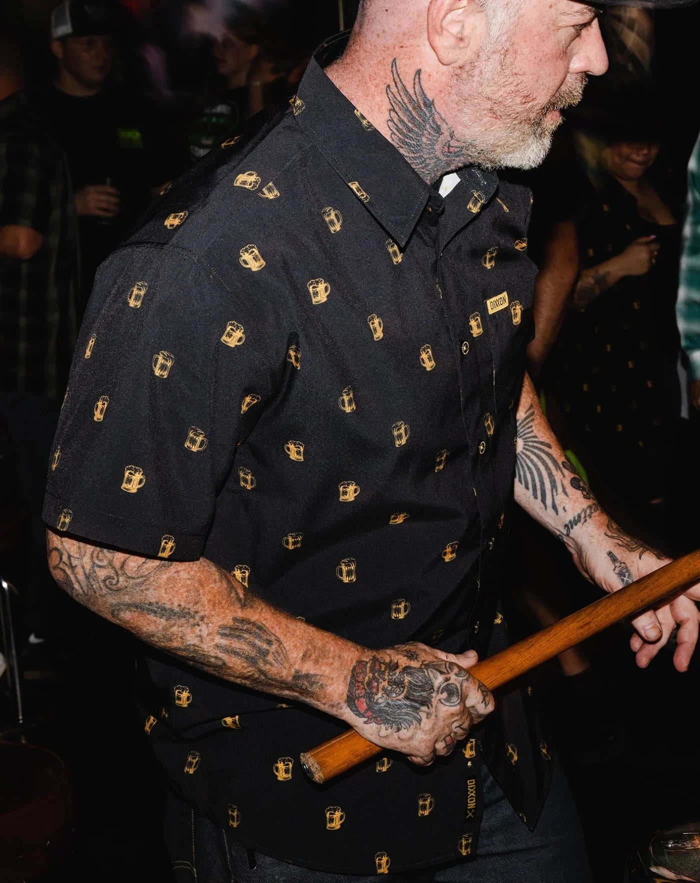 Add some Irish vibes to an everyday essential with the Scuttered Short Sleeve. Constructed with an easy fluid fabric, this button up party shirt was designed for a comfortable and laid-back wear. Soft and lightweight with a shrink and wrinkle resistant finish, the Scuttered is a must-have for anyone looking to have a good time!