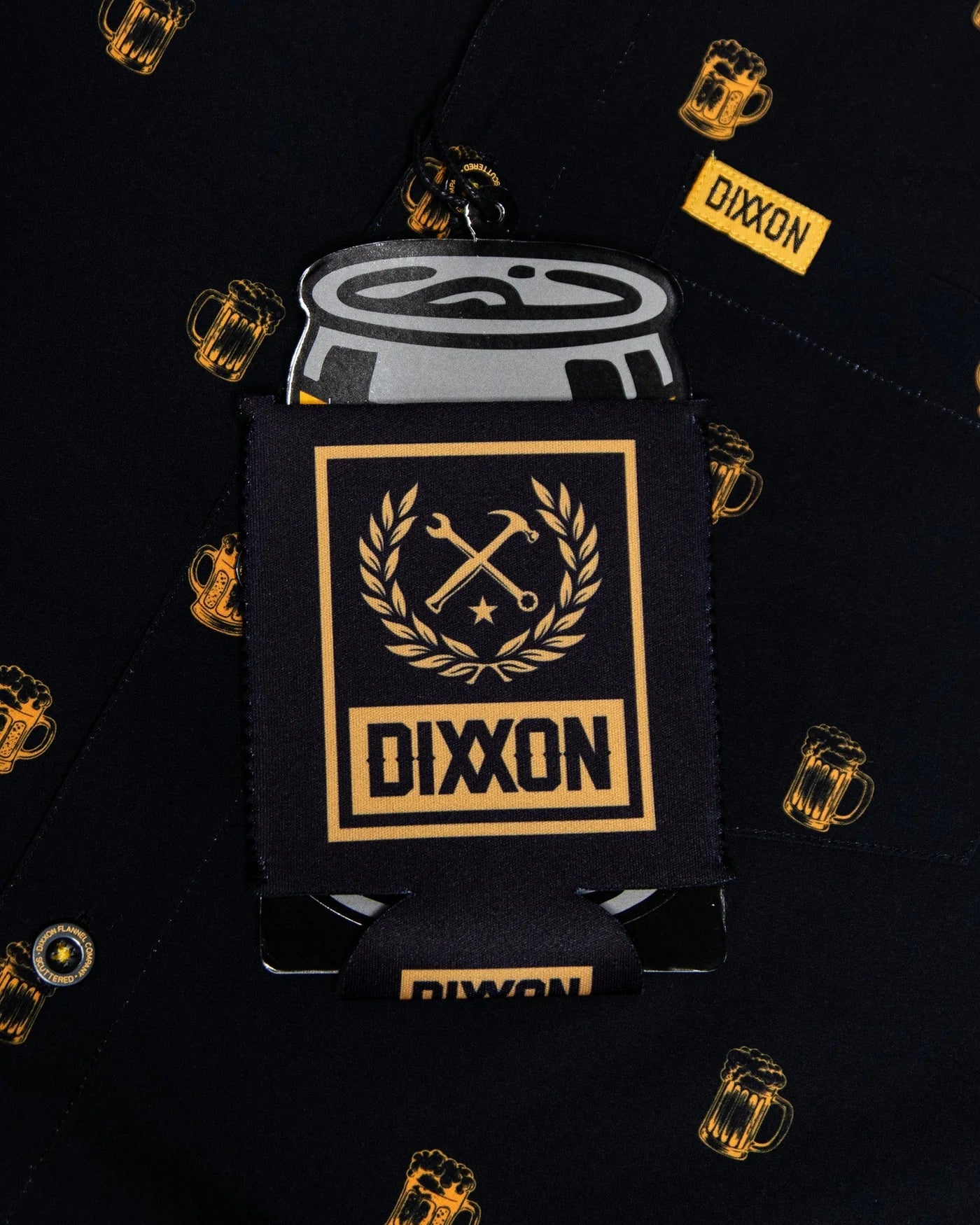 Add some Irish vibes to an everyday essential with the Scuttered Short Sleeve. Constructed with an easy fluid fabric, this button up party shirt was designed for a comfortable and laid-back wear. Soft and lightweight with a shrink and wrinkle resistant finish, the Scuttered is a must-have for anyone looking to have a good time!