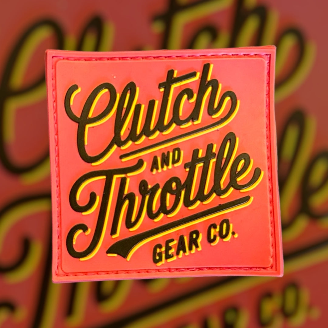 Modern Script PVC Patch