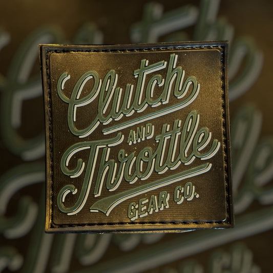 Modern Script PVC Patch