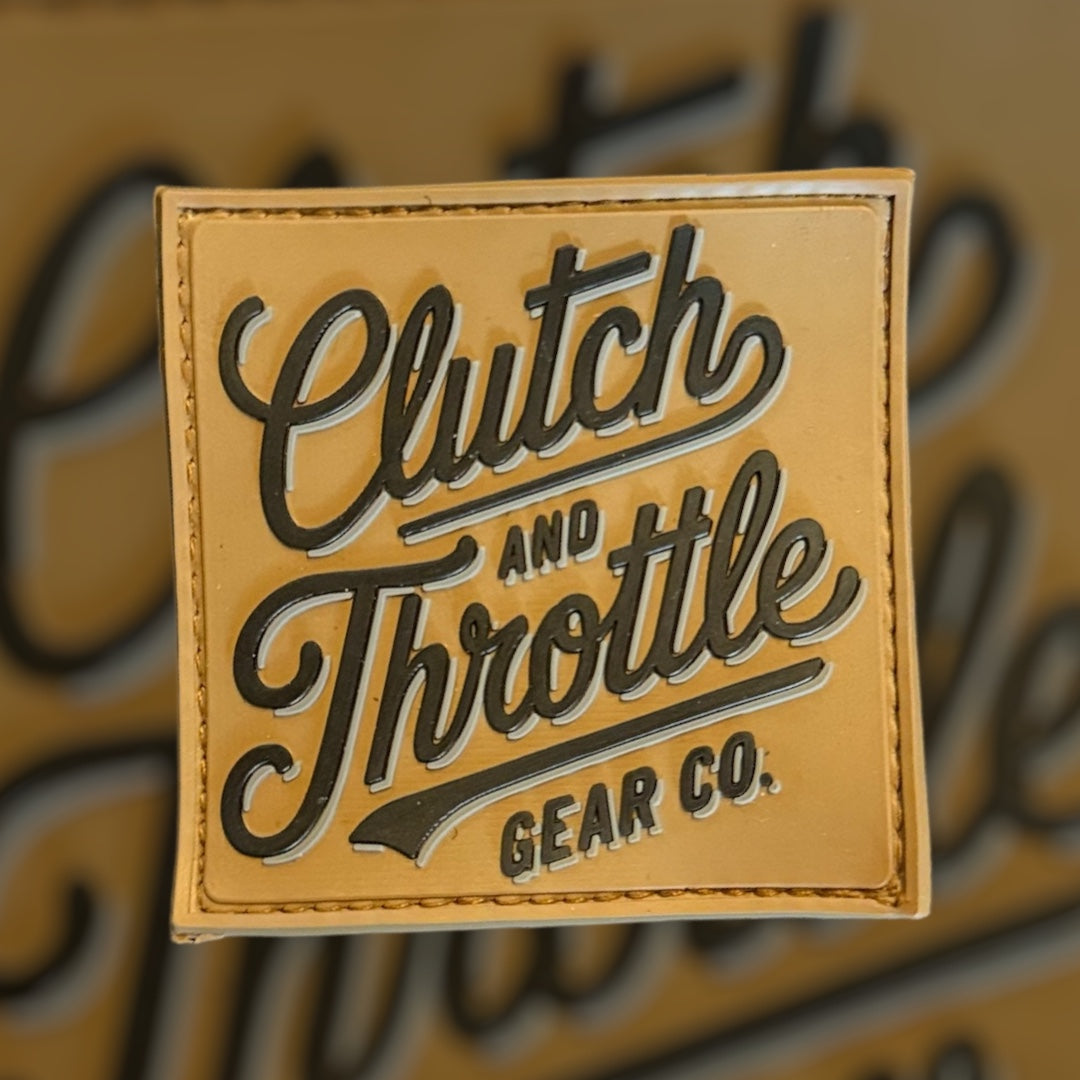 Modern Script PVC Patch