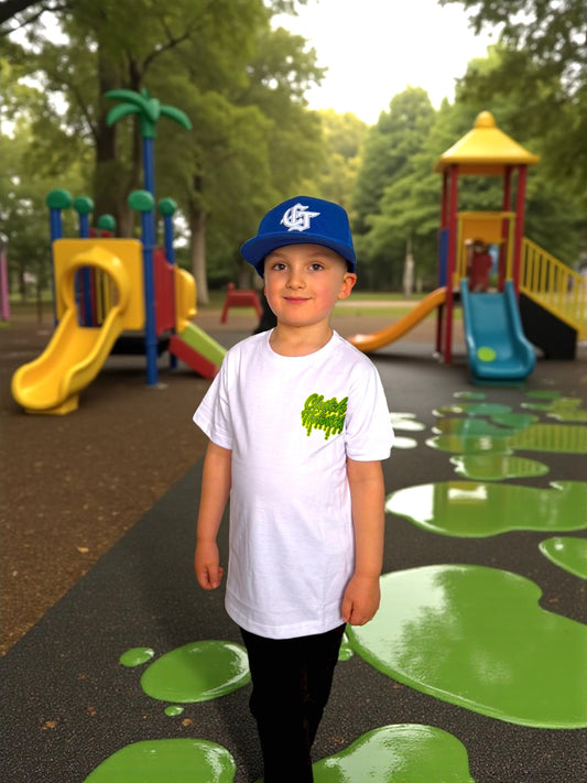 Youth Slimey Bonehead White T-Shirt