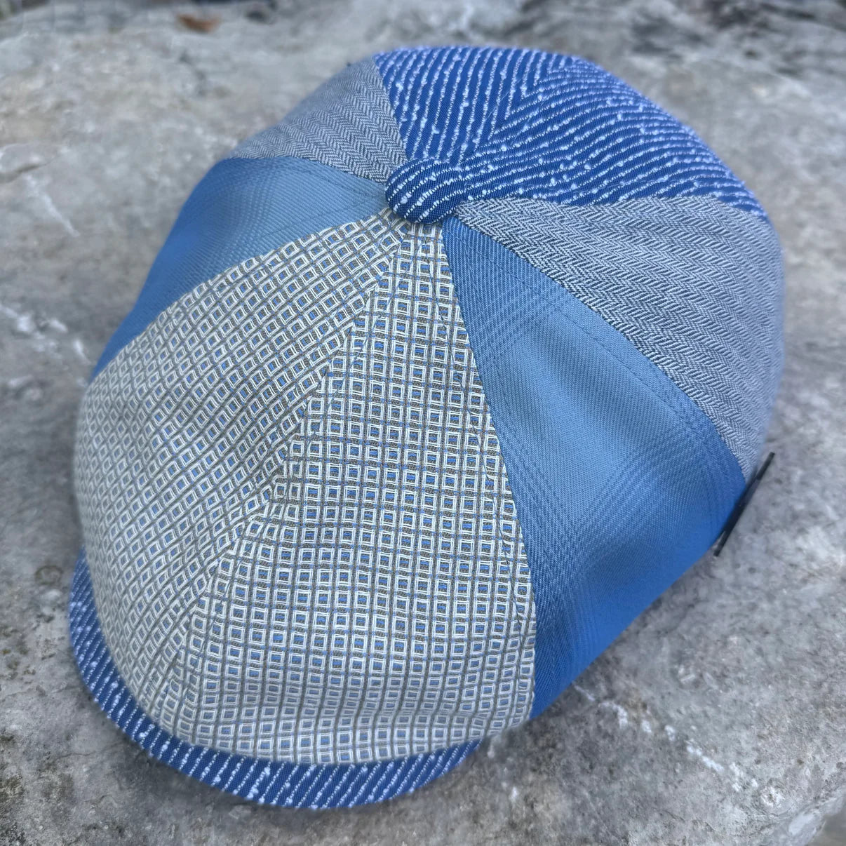 La Basilica Patchwork Newsboy Cap