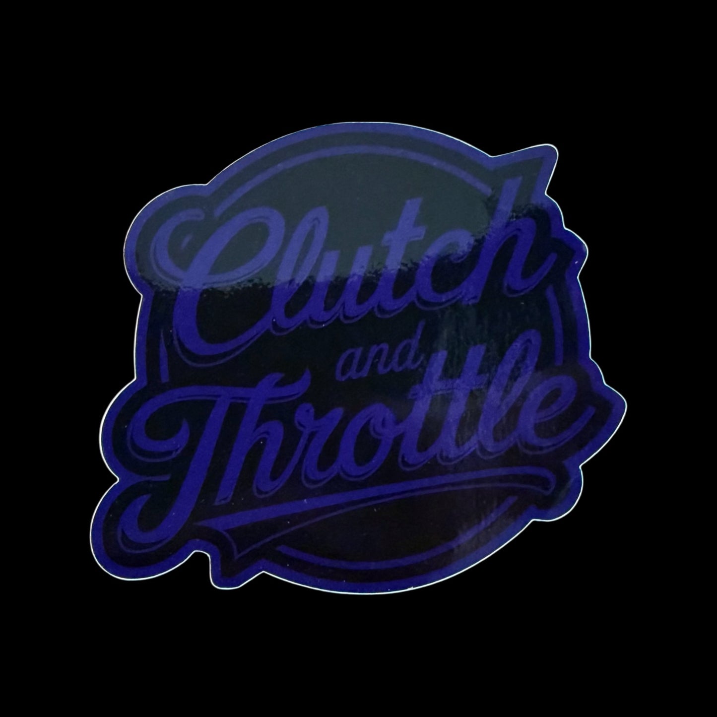 OG Crest Purple 5” Die Cut Sticker