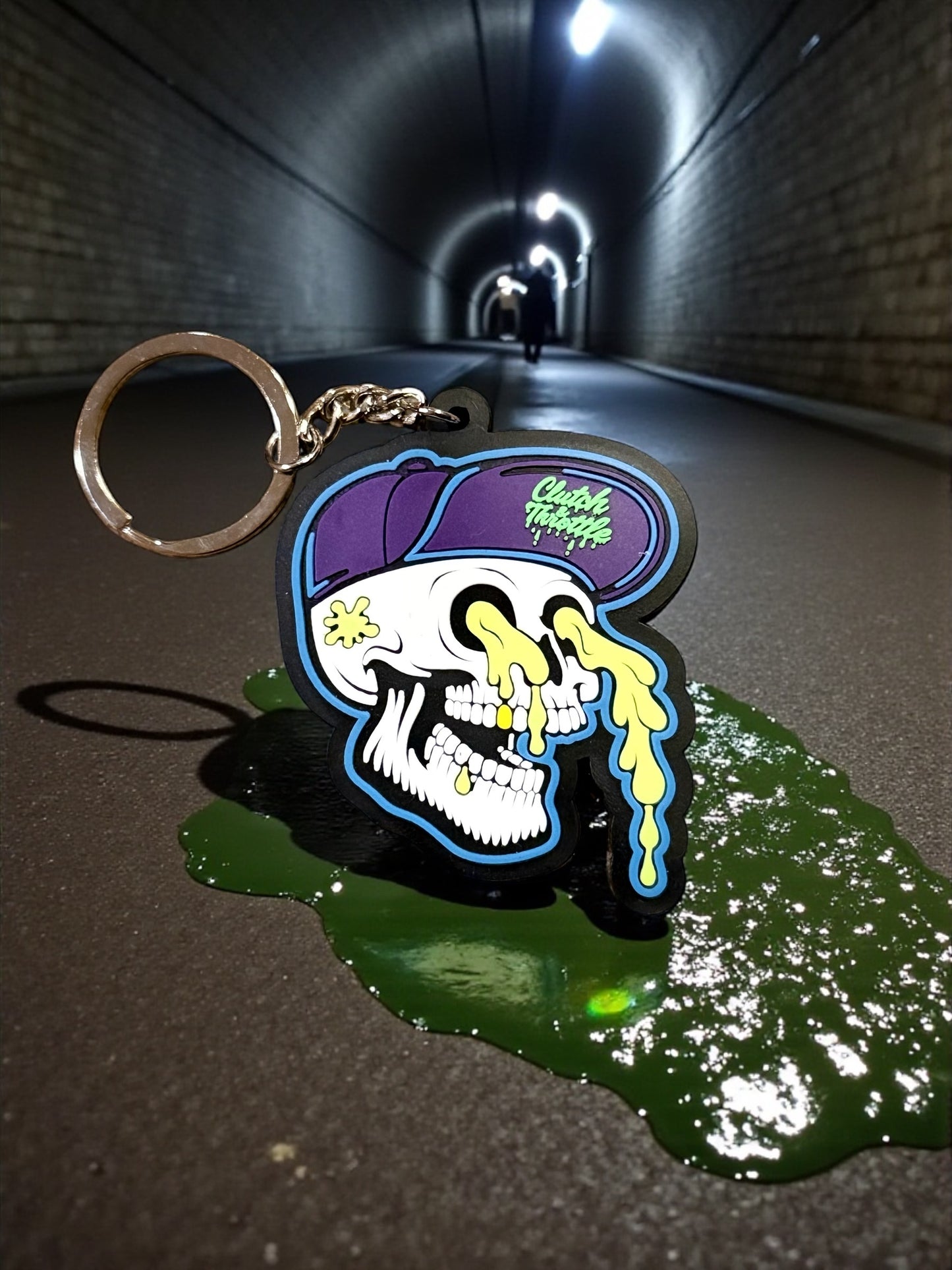 Slimey Bonehead PVC Keychain