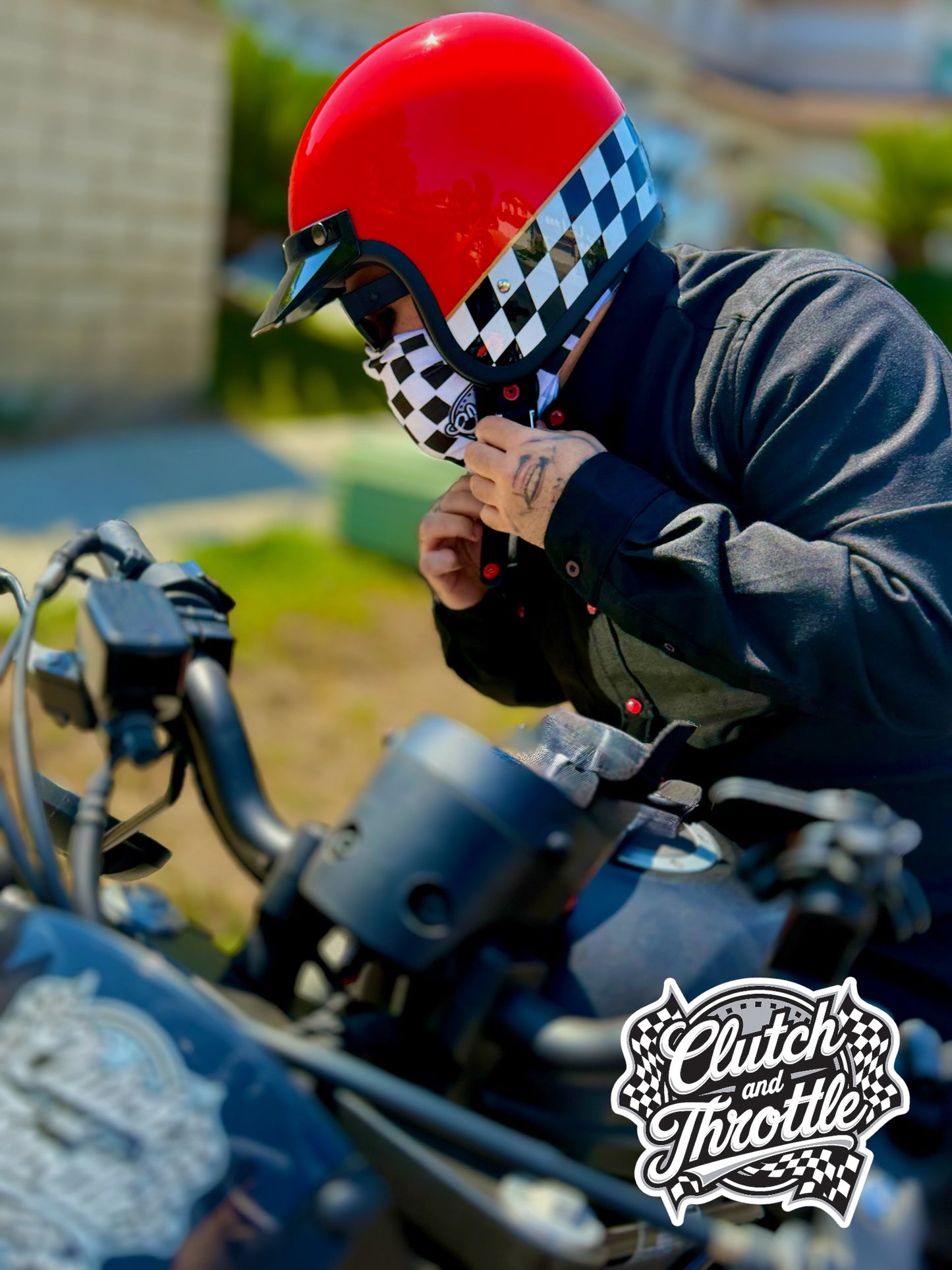 OG Crest Checkered Neck Gaiter