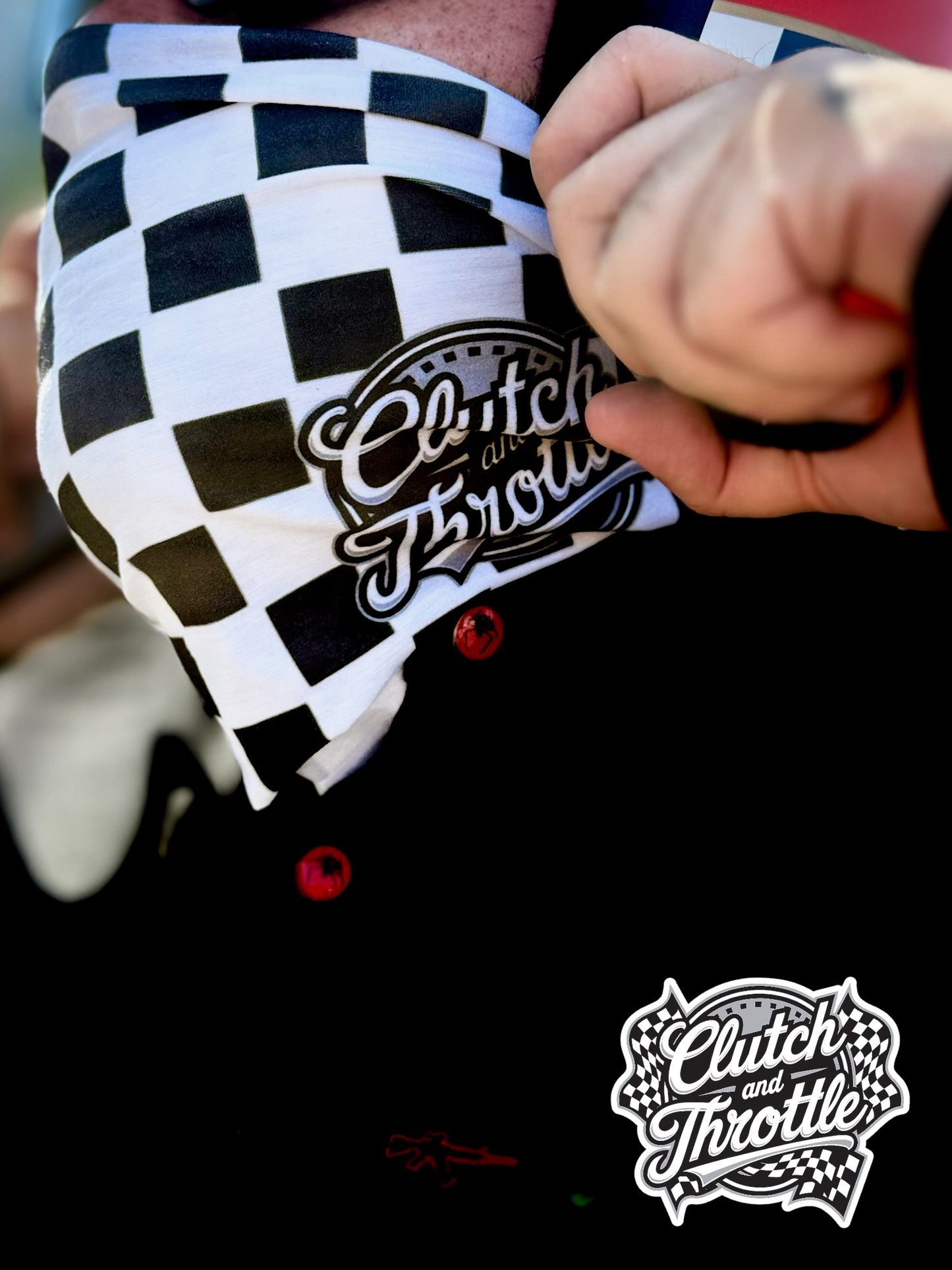 OG Crest Checkered Neck Gaiter