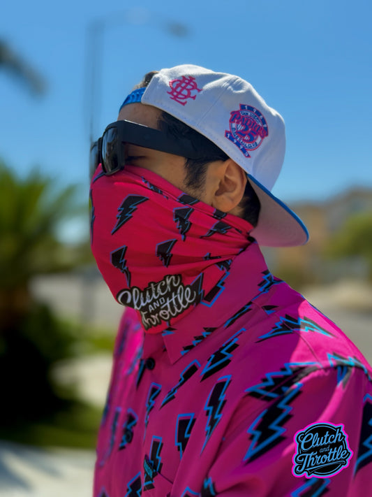 The Elektric Neck Gaiter (Hot Pink)