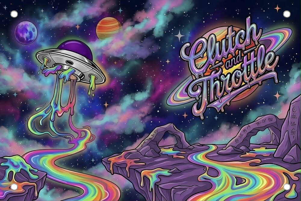 Space Trippin’ Vinyl Banner