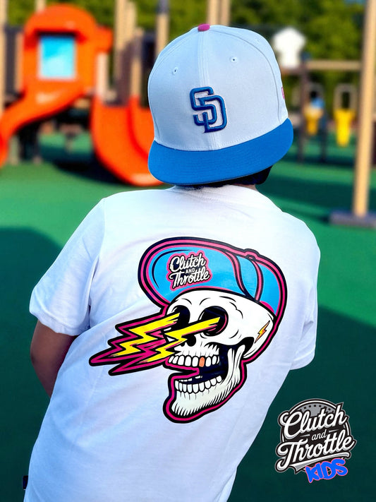 Youth Elektric Bonehead White T-Shirt