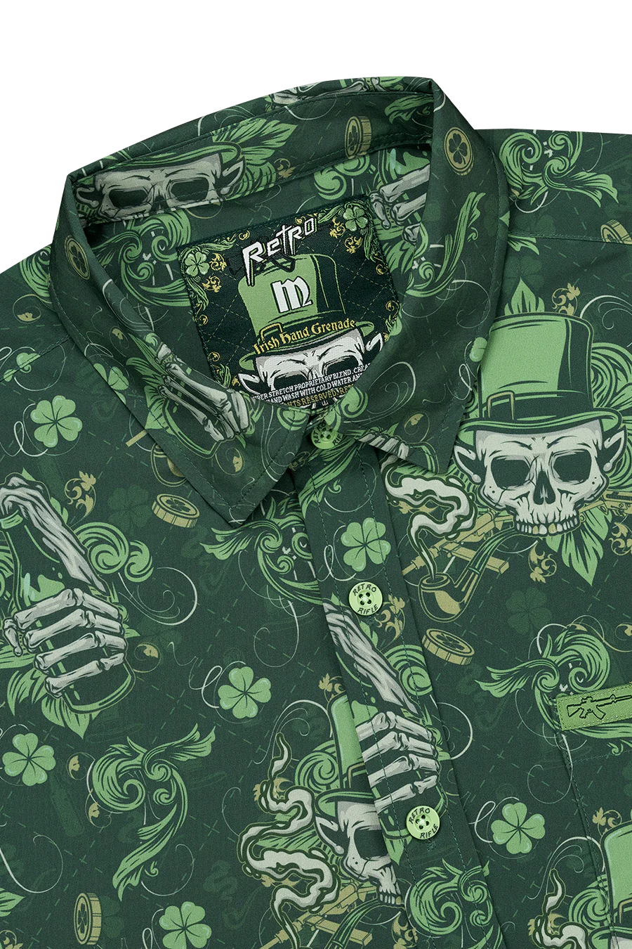 Irish Hand Grenade Button Down