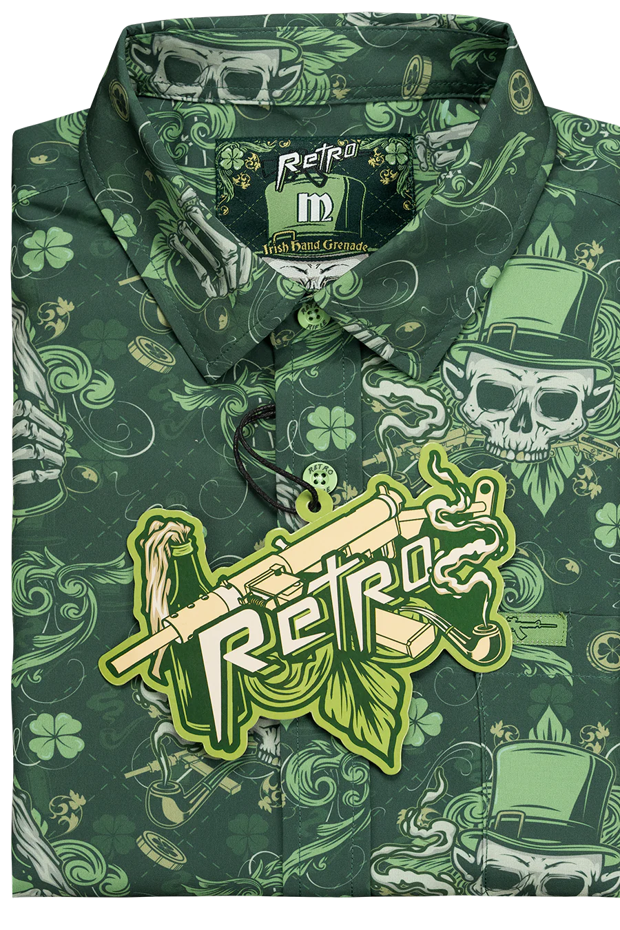 Irish Hand Grenade Button Down