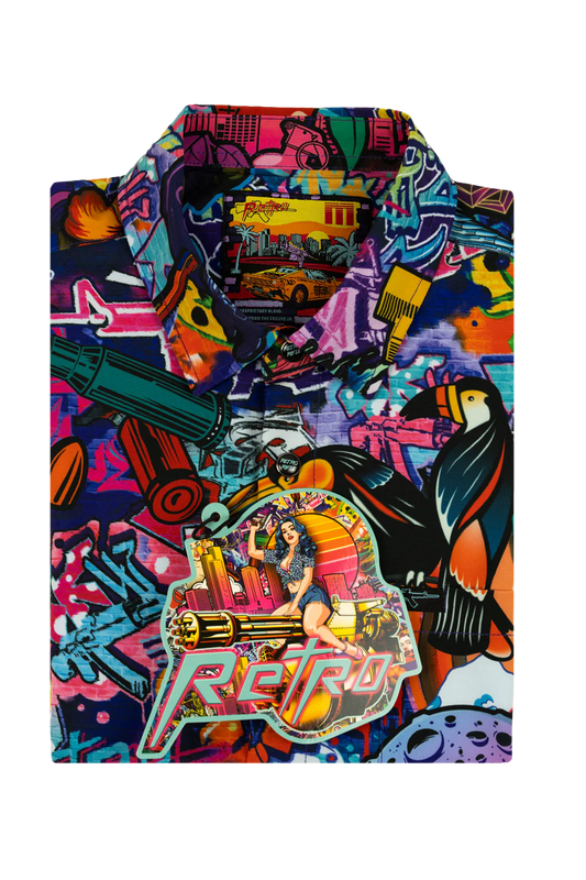 The Mural Button Down