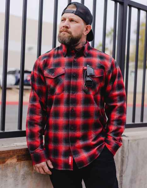 The Fairview Flannel features an allover black, red, and gray plaid pattern that offers a clean and classic design, while our signature D-Tech™ blend provides the comfort of soft to the touch flannel. Constructed to be breathable for the performance you demand, yet durable for the rugged lifestyle you live.