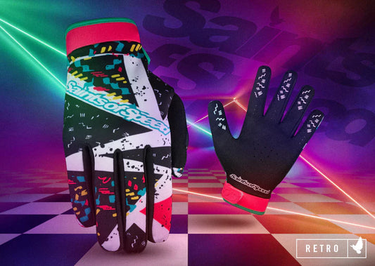 Retro Motocross Gloves