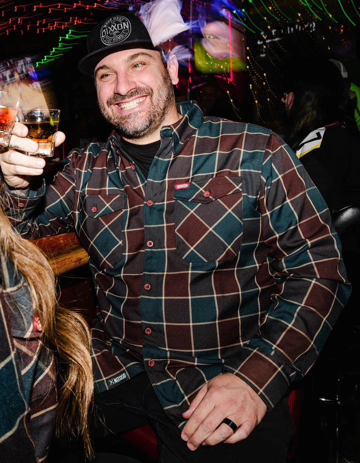 A toast to tradition and true craftsmanship, the Triple Distilled Irish Flannel features an allover green, brown, and tan checkered pattern that offers a clean and classic design, while our signature D-Tech™ blend provides the comfort of soft to the touch flannel. Constructed to be breathable for the performance you demand, yet durable for the rugged lifestyle you live.