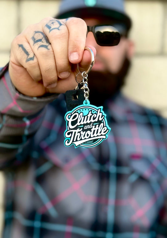 OG Crest Keychain (Sky Blue)