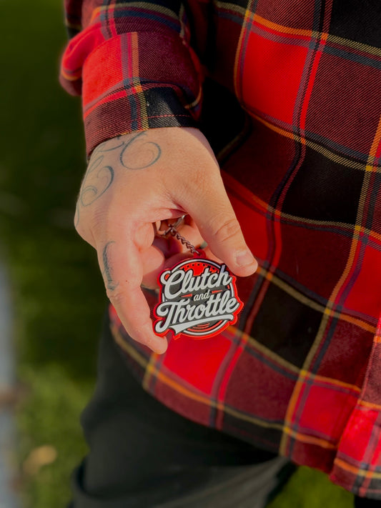 OG Crest Keychain (Red)