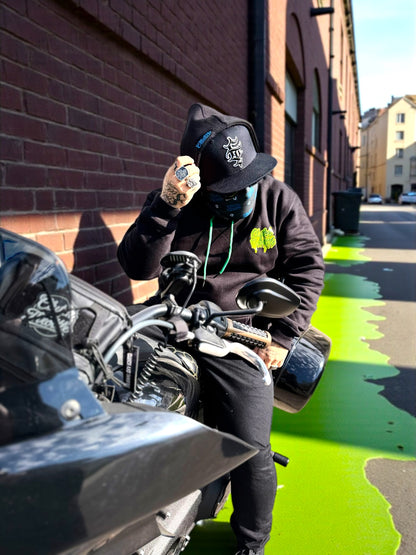 Slimey Bonehead Pullover Hoodie (Black)