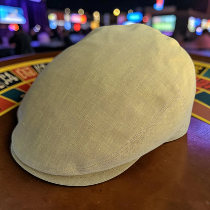 Sophia Yellow Flat Cap
