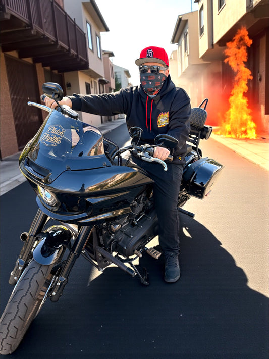 Skorched Bonehead Pullover Hoodie (Black)