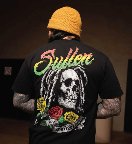 Rasta Skull Premium T-Shirt