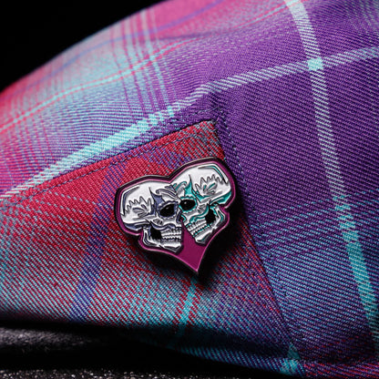 Mi Amor Flannel Flat Cap