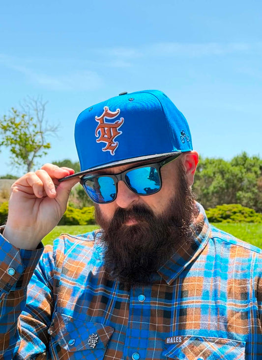 G’d Up Snapback CHET Edition (Brown/Blue)