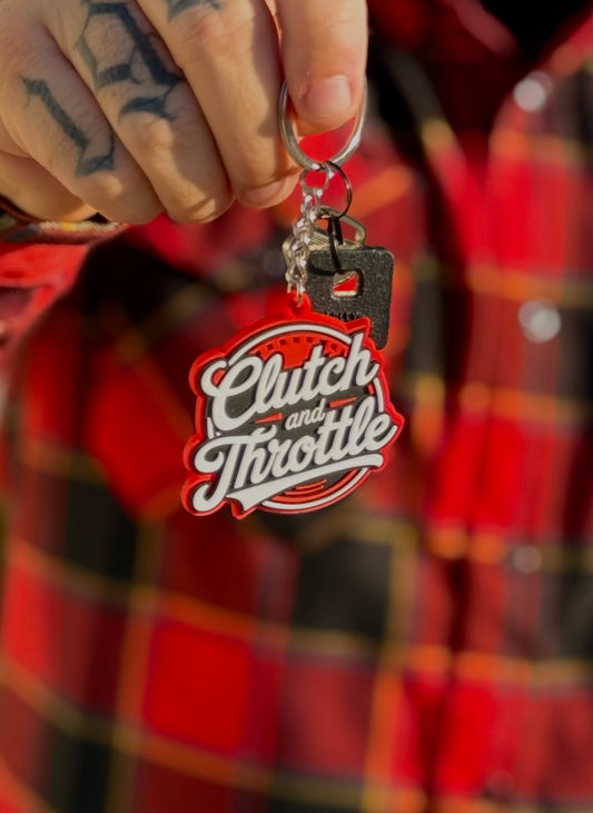OG Crest Keychain (Red)