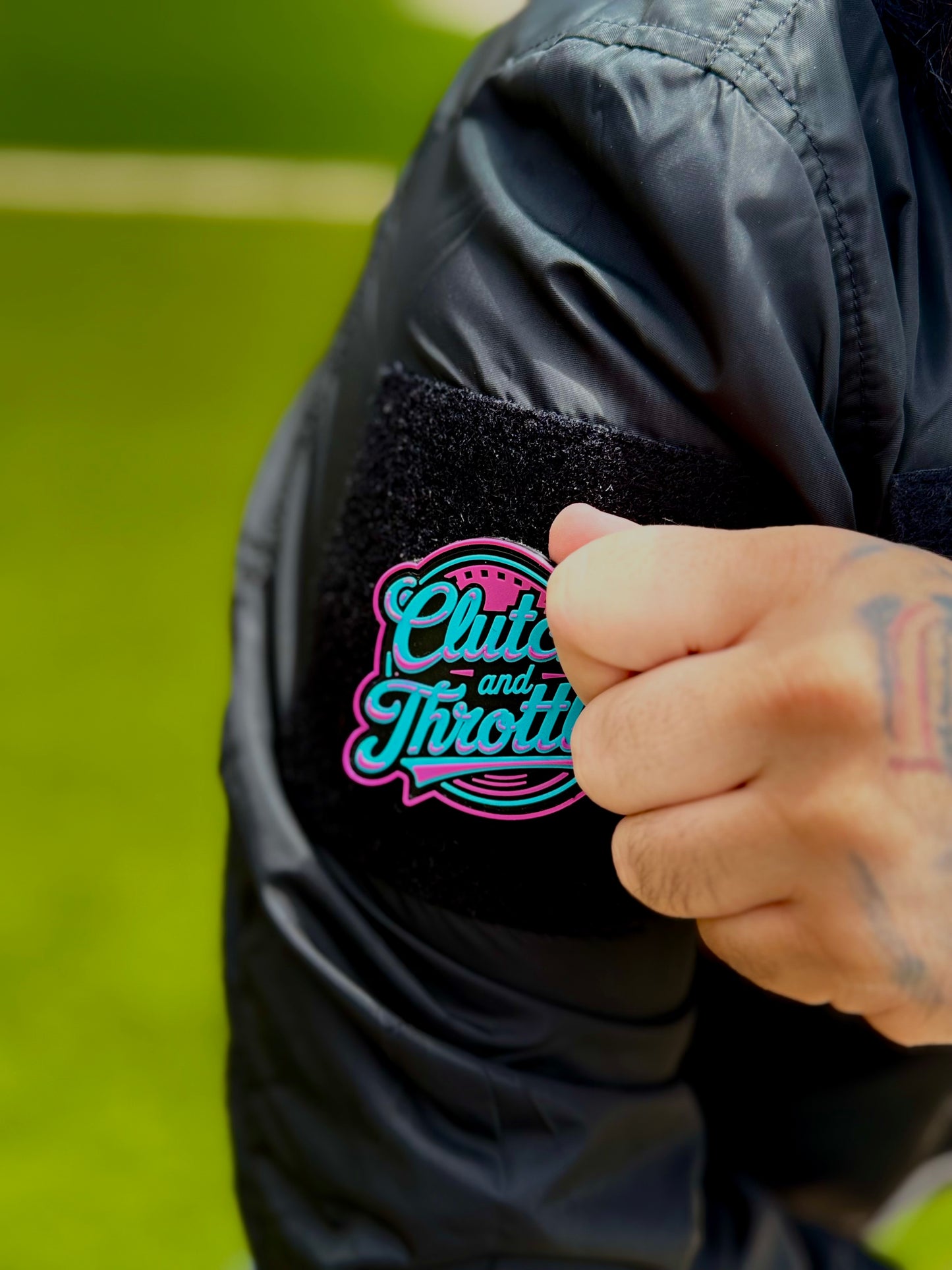 OG Crest PVC Patch (Hot Pink/ Sky Blue)