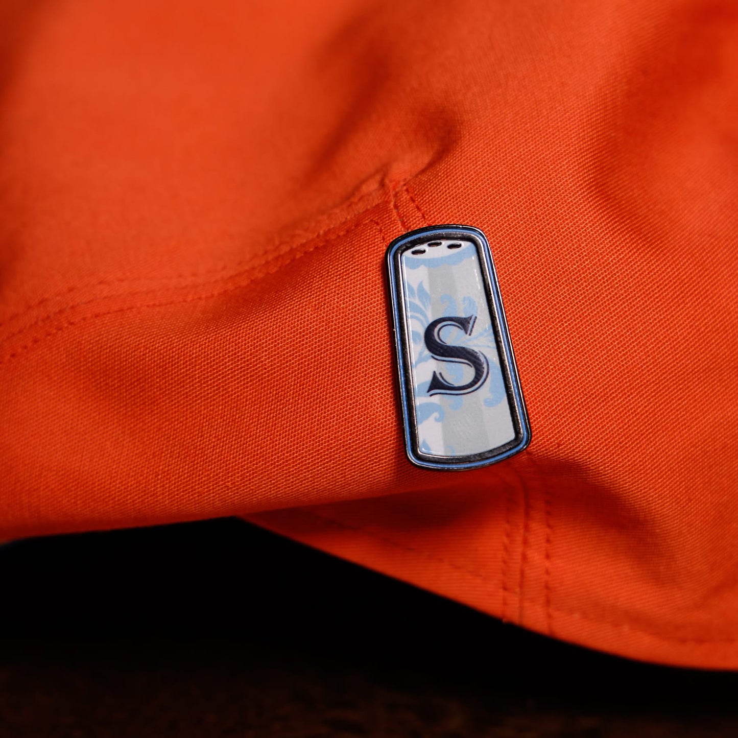 Villa Margarita Orange Flat Cap