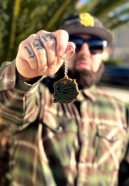 OG Crest Keychain (OD Green and Brown)