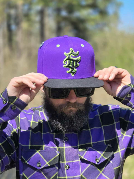 G’d Up Snapback (Purple/Green)
