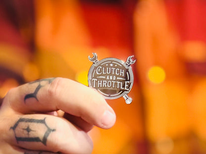 Wrench Crest Enamel Pin