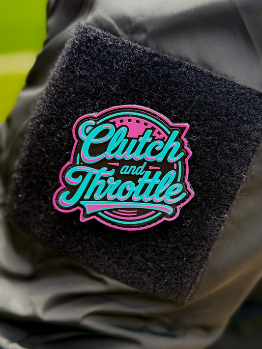 OG Crest PVC Patch (Hot Pink/ Sky Blue)