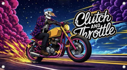 The Elektric Bonehead Vinyl Banner